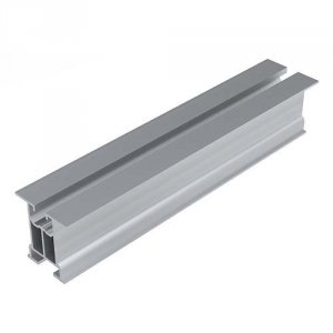 Profil aluminiowy bez ścianek bocznych z kanałem na śrubę teową i wpust, dł. 4400mm