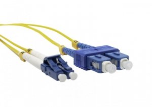 Patchcord  duplex SM G.652D SC/UPC-LC/UPC 9/125 1m
