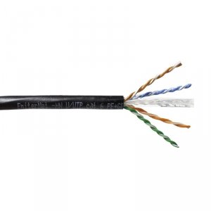 Kabel EmiterNet zewnętrzny żelowany UTP (U/UTP) kat.6 żel, drut 4x2x0,57, PE+GEL