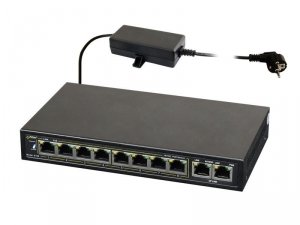 Switch 8 portowy 8xPoE 2xUplink