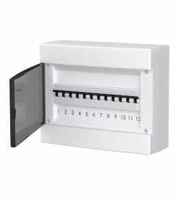 Rozdzielnica modułowa natynkowa plastikowa 1x12 IP40 C.1312-P Pawbol 