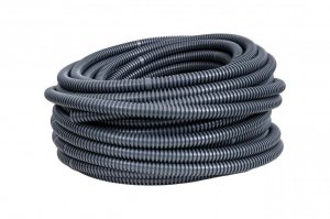 Rura karbowana spiralna 320N 29,6/25mm szara odporna na UV 17025 Pawbol (30mb)