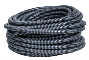 Rura karbowana typ 320N, 18/13,5mm, bez pilota, odporna na UV, samogasnąca, ciemnoszara, 50mb, 6108-50P, Pawbol