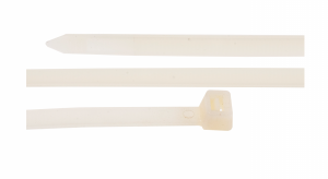 Opaska kablowa 250/4,8mm, biała, 100szt, H.7266, Pawbol