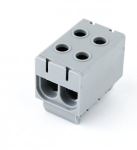 Listwa zaciskowa w korpusie LZD, Al/Cu, Cu:2x2,5-35mm2, Al:2x6-35mm2, 135A, 800V, szara, E.4141/SZ, Pawbol