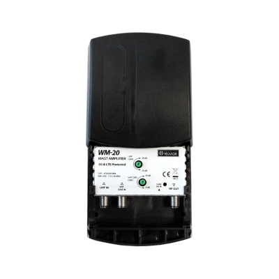 Wzmacniacz masztowy WM-20 UHF VHF DVB-T2 5G PROTECTED Telkom Telmor