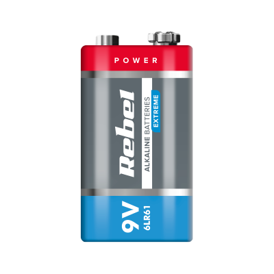 Bateria alkaliczna REBEL EXTREME 9V 6LR6