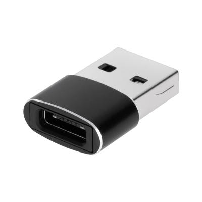 Adapter przejściówka USB - USB Typu C czarny