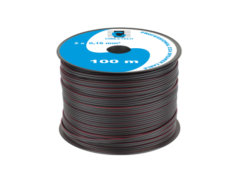 Kabel głośnikowy CCA 0.16mm czarny