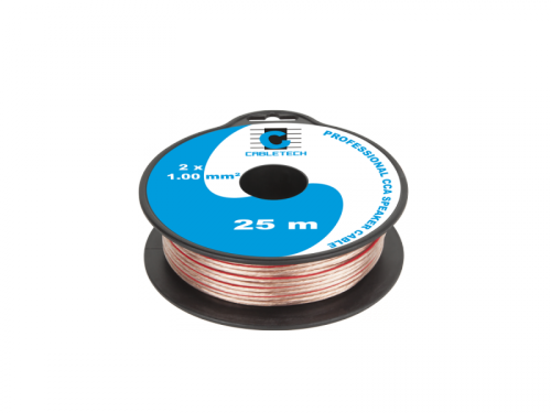 Kabel głośnikowy CCA 1.0mm  25M