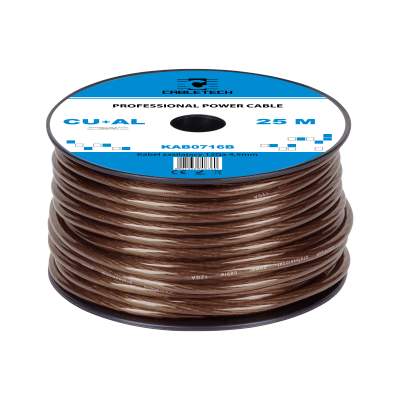 Kabel samochodowy 12Ga OD4.5mm CU+AL 25m