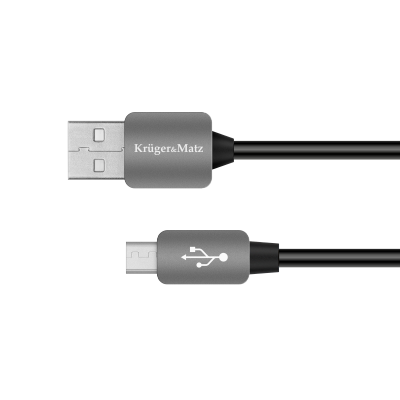 Kabel USB - micro USB wtyk-wtyk 1.0m Kruger&amp;Matz