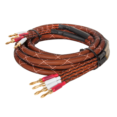 Kabel głośnikowy 3.0m Kruger&amp;Matz (wtyki banan)