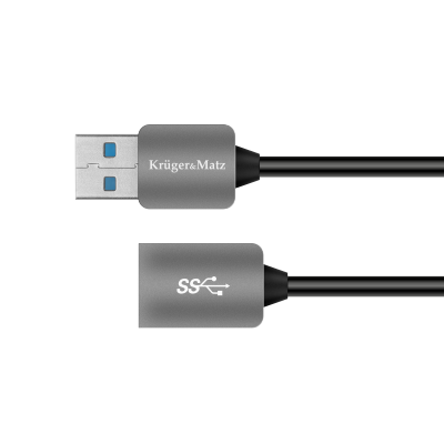 Kabel USB3.0 wtyk - gniazdo 1m Kruger&amp;Matz