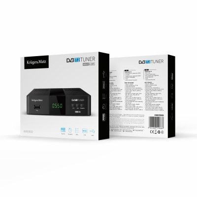 Tuner DVB-T2  H.265 HEVC Kruger&amp;Matz