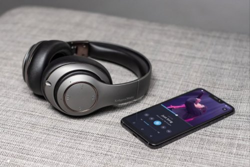 Bezprzewodowe słuchawki nauszne Kruger&amp;Matz model Street 3 Wireless, kolor grafitowy