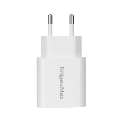 Ładowarka sieciowa Kruger&amp;Matz dual USB z funkcją Power Delivery i Quick Charge KM0854