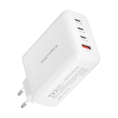 Ładowarka sieciowa Kruger&amp;Matz 140 W GaN z funkcją Quick Charge i Power Delivery
