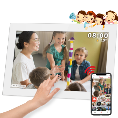 Cyfrowa ramka Kruger&Matz na zdjęcia FRAMEO Wi-Fi 10,1" biała