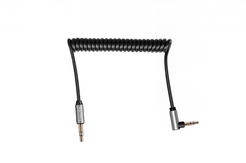 Kabel jack 3.5 kątowy - jack 3.5 prosty sprężynka Kruger&amp;Matz Basic