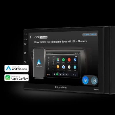 Radio Samochodowe Kruger&amp;Matz KM2010 CarPlay/AndroidAuto