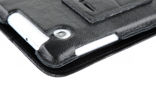Etui czarne dedykowane do Samsung Galaxy Tab P3100 (skóra naturalna)