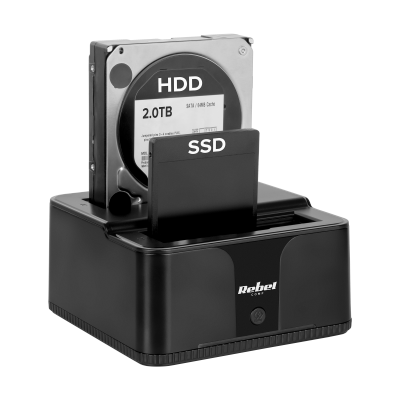 Stacja dokująca dysków HDD/ SSD USB 3.0 Rebel