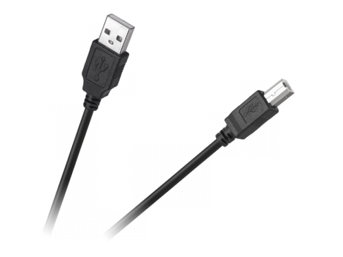 Kabel USB komputer-drukarka 1,8m czarny