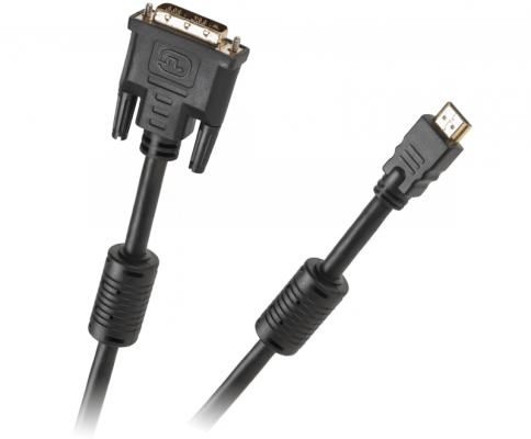 Kabel DVI-HDMI 5m  GOLD v1.3b