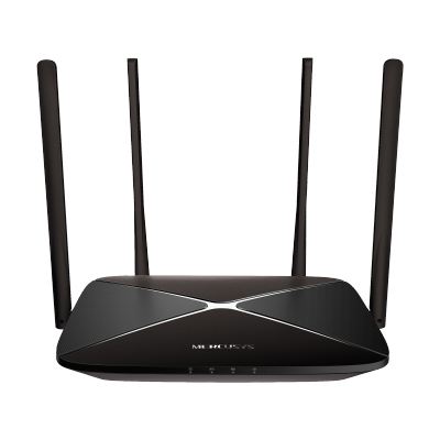ROUTER AC12G, bezprzewodowy, dwupasmowy, 300/867 Mb/s, 802.11ac/n, 1WAN/3LAN GB, 4 anteny / MERCUSYS