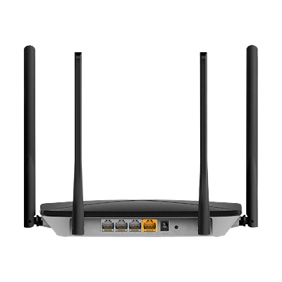 ROUTER AC12G, bezprzewodowy, dwupasmowy, 300/867 Mb/s, 802.11ac/n, 1WAN/3LAN GB, 4 anteny / MERCUSYS