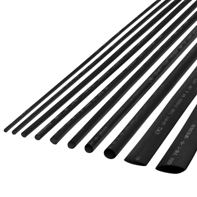 Rurka termokurczliwa 3,0 mm-1 m czarna Rebel