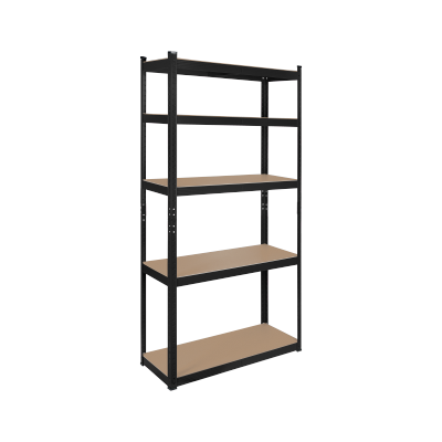 Regał metalowy magazynowy 180x90x40 czarny Rebel RB-1251B