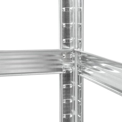 Regał metalowy magazynowy 180x90x40 czarny Rebel RB-1251B