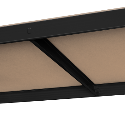 Regał metalowy magazynowy 180x90x40 czarny Rebel RB-1251B