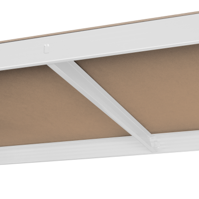 Regał metalowy magazynowy 180x90x40 biały Rebel RB-1251W