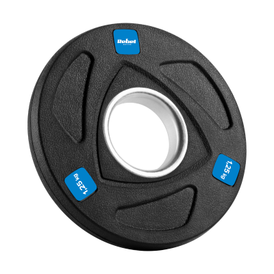 Obciążenie żeliwne olimpijskie gumowane zestaw 4x1.25kg, otwór 51mm , REBEL ACTIVE