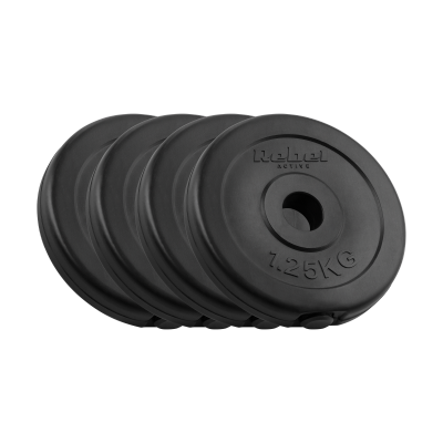 Obciążenie bitumiczne zestaw 4x1.25kg, otwór 31mm, talerz klasyczny, REBEL ACTIVE
