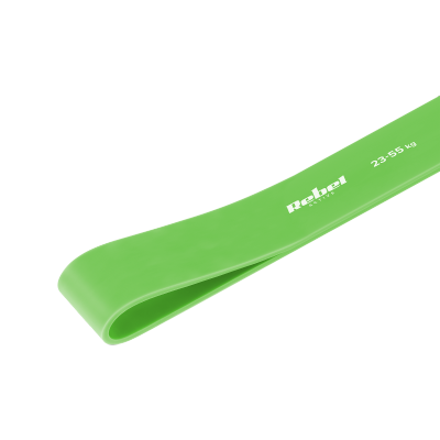 Guma do ćwiczeń lateksowa - Power Band PL-5, zielona 23-55 kg  REBEL ACTIVE