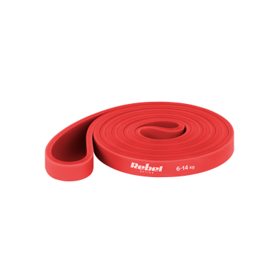 Zestaw gum do ćwiczeń TPE - Power Band PTs-1, 4-55 kg, 5 gum TPE, REBEL ACTIVE