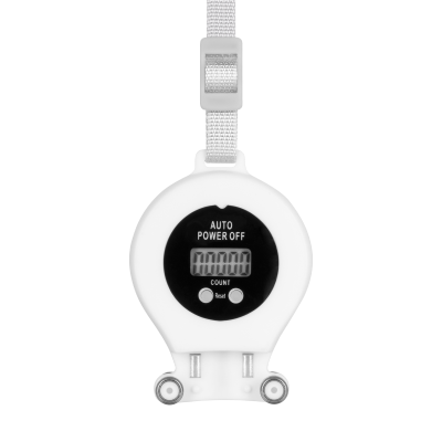 Smart Hula Hop odchudzające koło z licznikiem, wypustkami i obciążeniem 50cm, różowe, REBEL ACTIVE