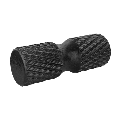 Wałek do masażu z wypustkami, roller 15x42cm, kolor czarny, materiał EPP,  REBEL AVTIVE