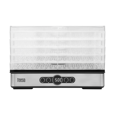 Suszarka do grzybów , warzyw , owoców , 400W , 5 sit, wyświetlacz, termoobieg, TEESA