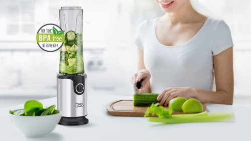 Blender personalny z dwoma kubkami