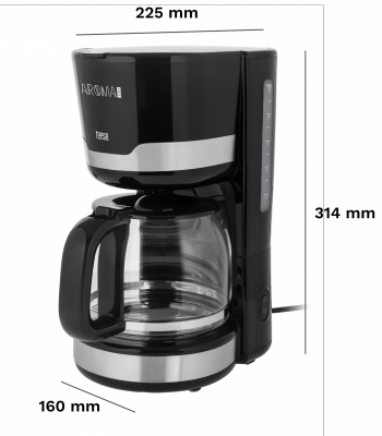 Przelewowy ekspres do kawy 1,5L AROMA 100