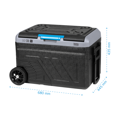 Profesjonalna lodówka turystyczna kompresorowa TEESA z funkcją mrożenia 40L DC12/24 AC 230V możliwość zasilania baterią, duże ko