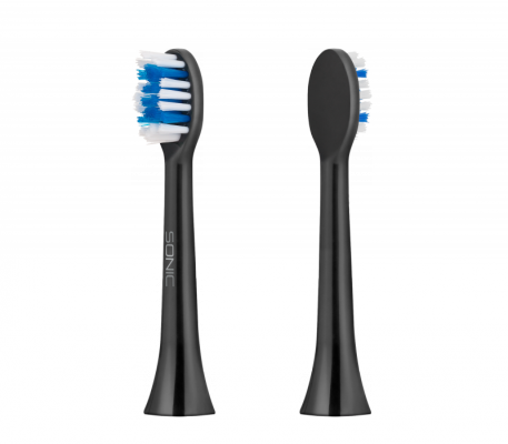 Główki do szczoteczki TEESA SONIC BLACK hard komplet
