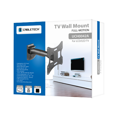 Uchwyt ścienny do TV 23-43&quot; czarny LCD-UCH0042