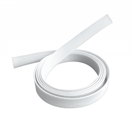 Peszel poliestrowy biały na kable A/V   1m/40mm