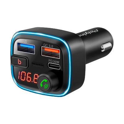 Transmiter samochodowy FM z funkcją bluetooth